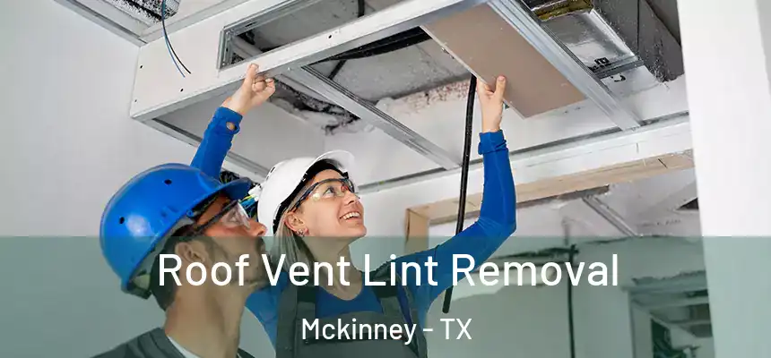 Roof Vent Lint Removal Mckinney - TX